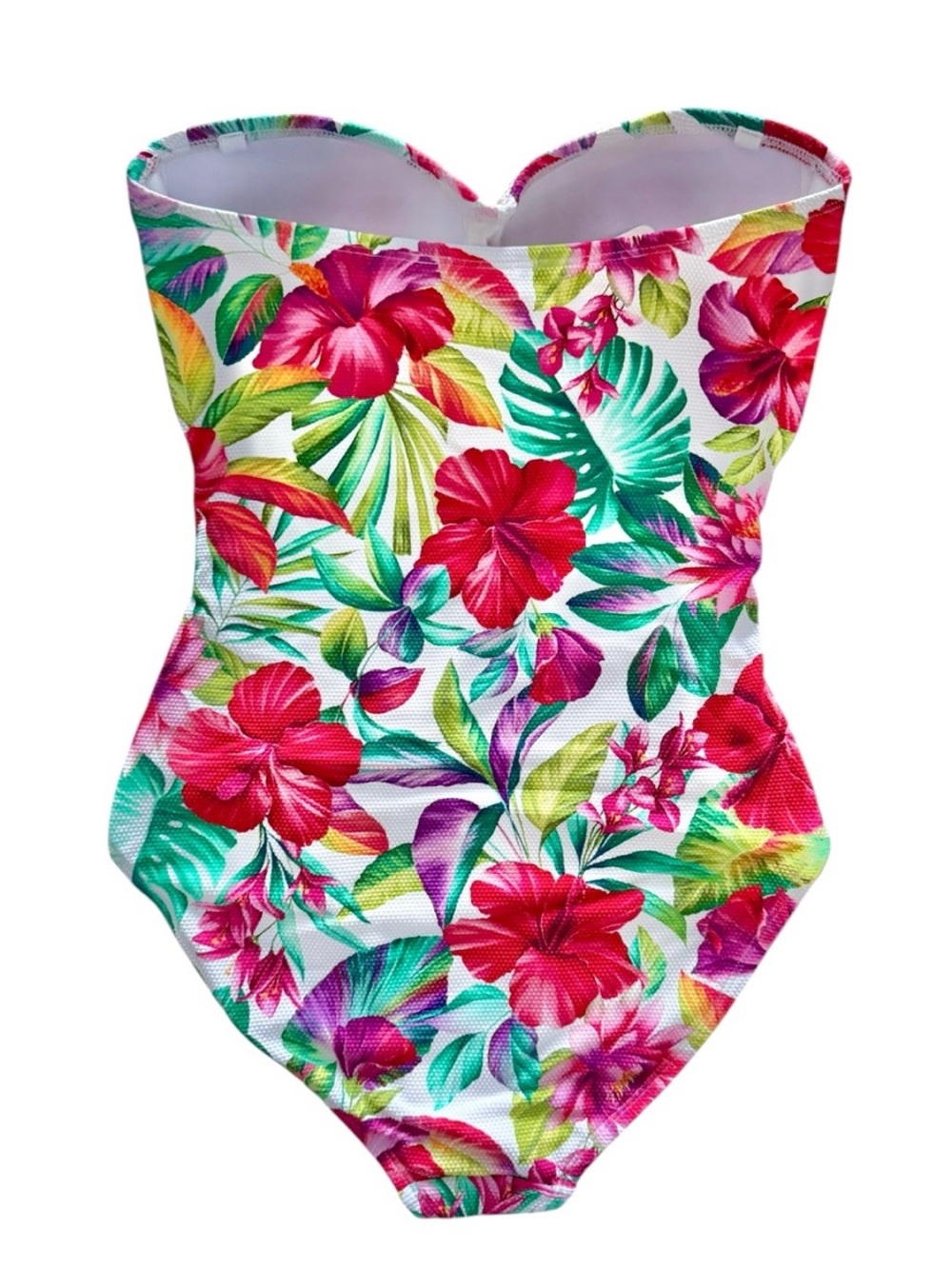 Tommy Bahama Island Cays Fiesta Bandeau One-Piece Swimsuit - Picture 9 of 14